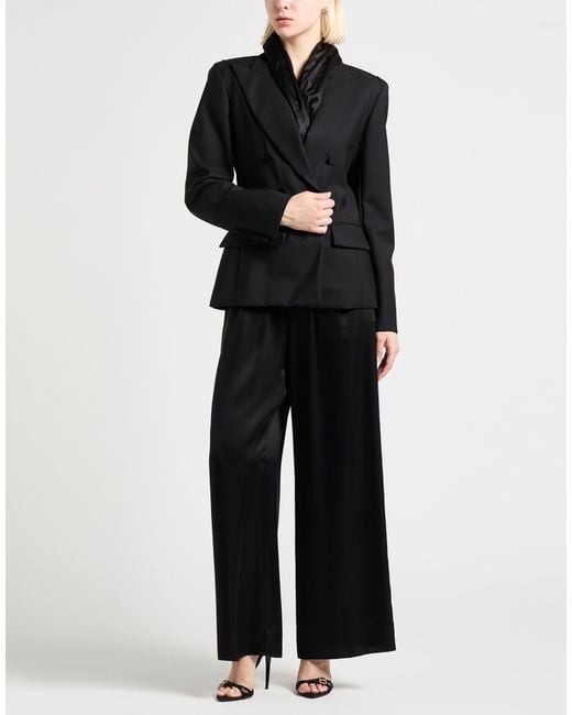 Nina Ricci Black Blazer Virgin Wool, Viscose, Silk, Elastane