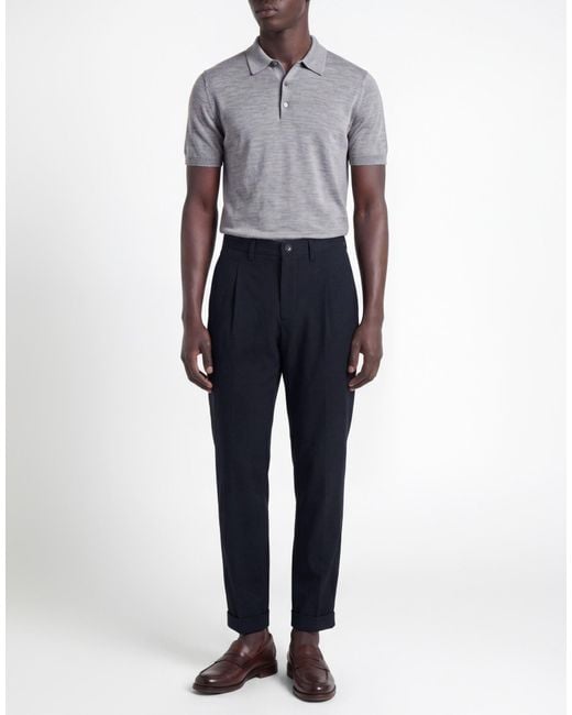 Jeordie's Blue Pants Polyester, Virgin Wool, Elastane for men