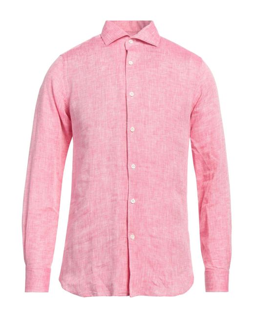 Pal Zileri Pink Shirt for men