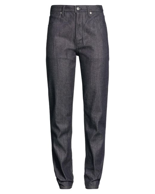 Jil Sander Gray Jeans Cotton