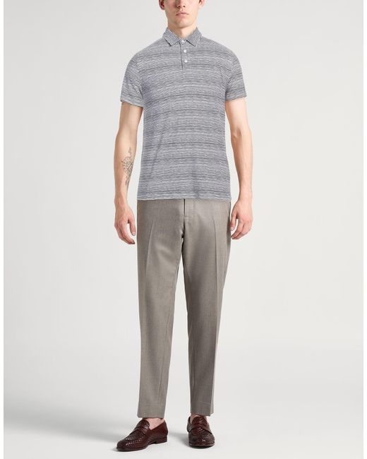 Majestic Filatures Gray Polo Shirt for men