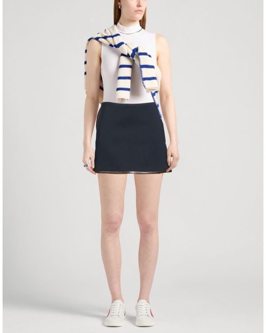 Sandro Blue Mini Skirt