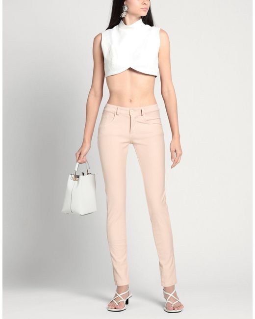 Please Natural Pants Cotton, Elastane