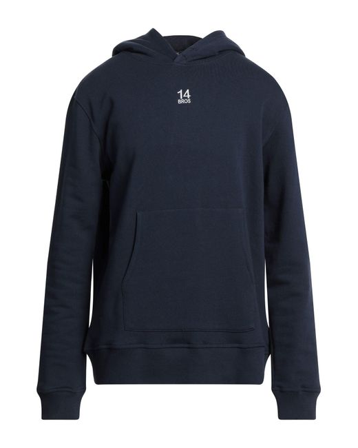 Felpa di 14 Bros in Blue da Uomo
