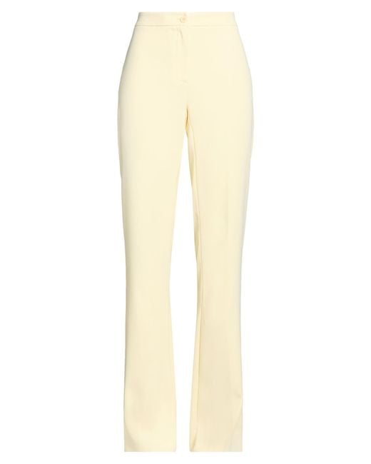 Twinset Natural Pants Polyester