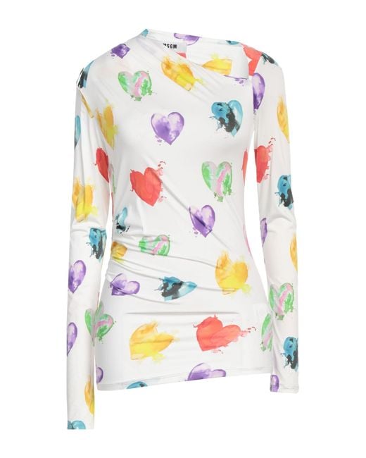 Camiseta MSGM de color White