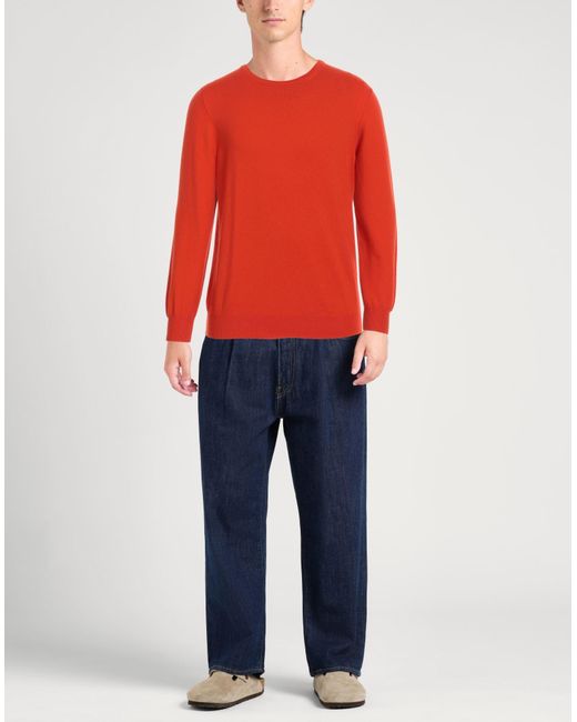 Pullover di Gran Sasso in Red da Uomo