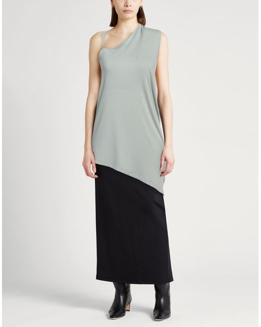 Top Malloni de color Gray