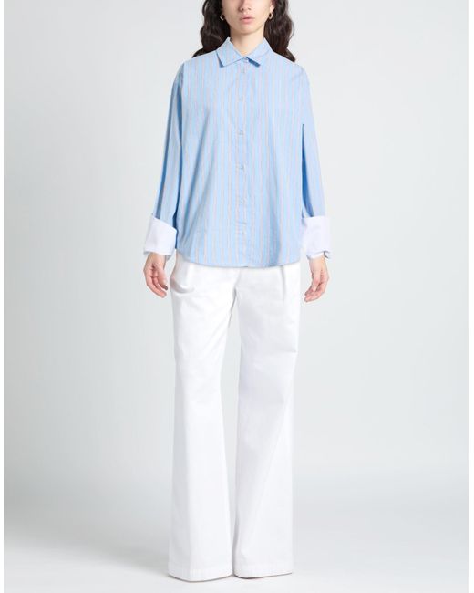 Oval Square Blue Hemd