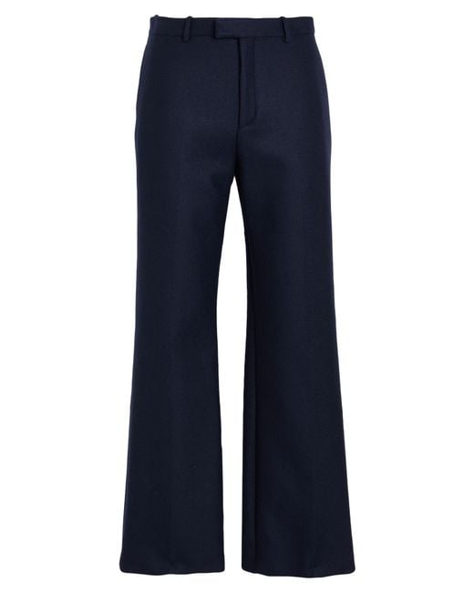 Ferragamo Blue Pants Wool for men