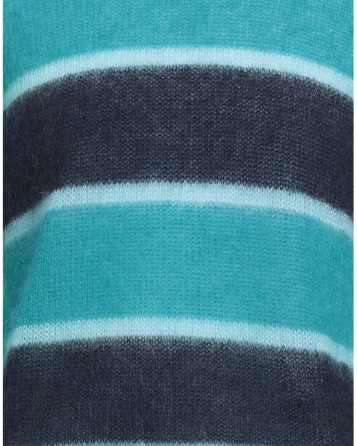 Amaranto Blue Midnight Sweater Mohair Wool, Polyamide, Wool for men