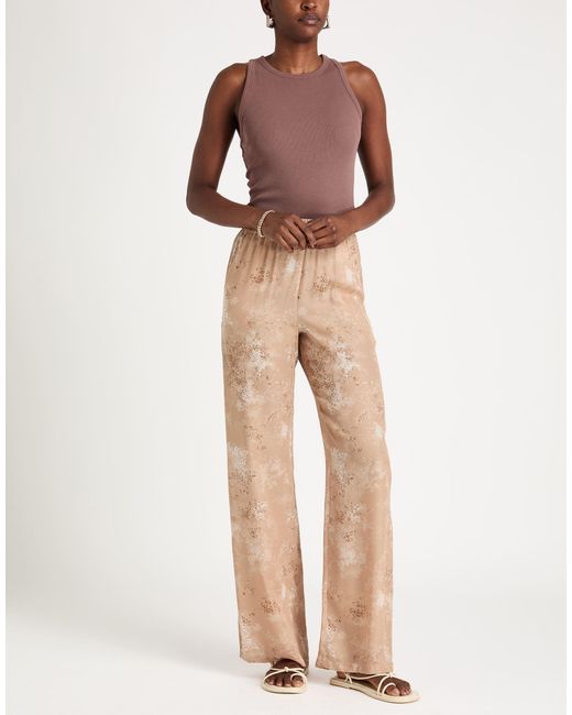 Eleventy Natural Pants Silk