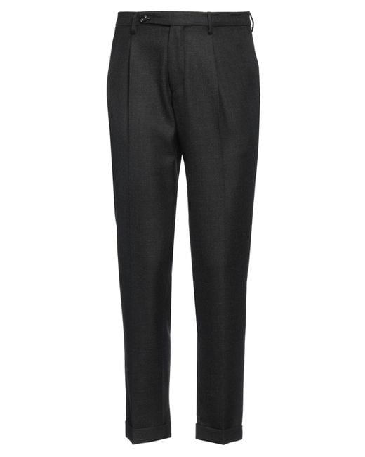 Michael Coal Black Trouser for men