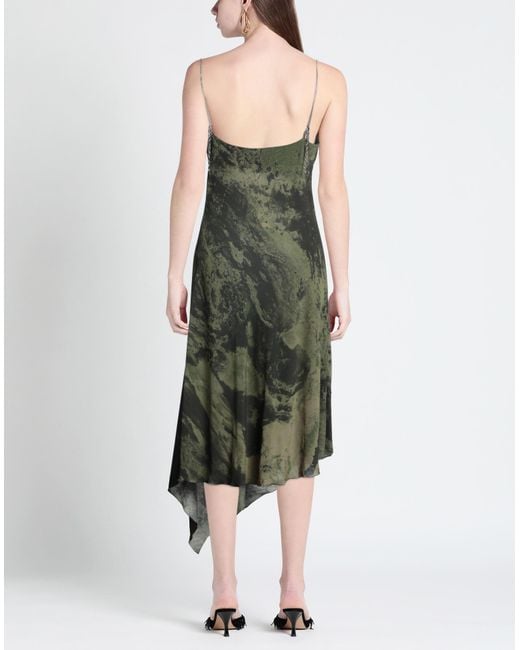 DIESEL Green Midi Dress