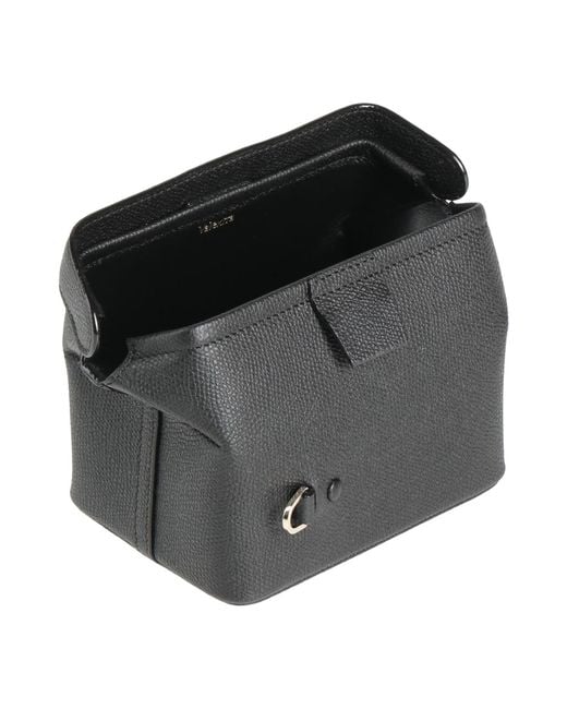Valextra Black Cross-Body Bag Calfskin