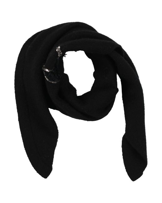 Jil Sander Blue Scarf Virgin Wool