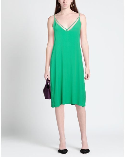 SEVENTY VENEZIA Green Midi Dress