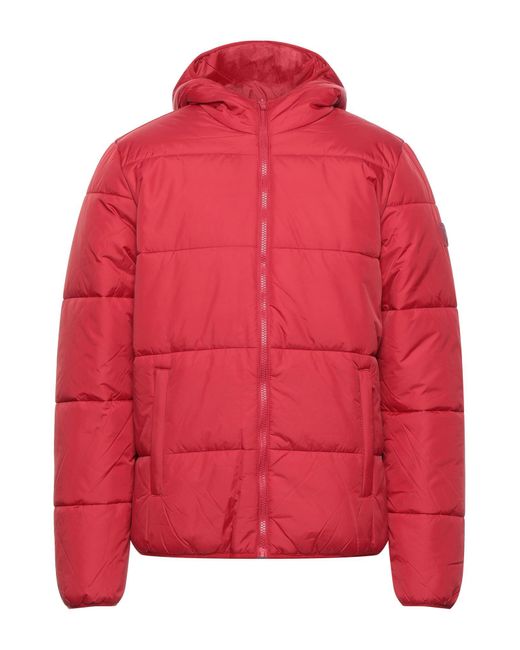 Wrangler Down Jacket in Brick Red (Red 
