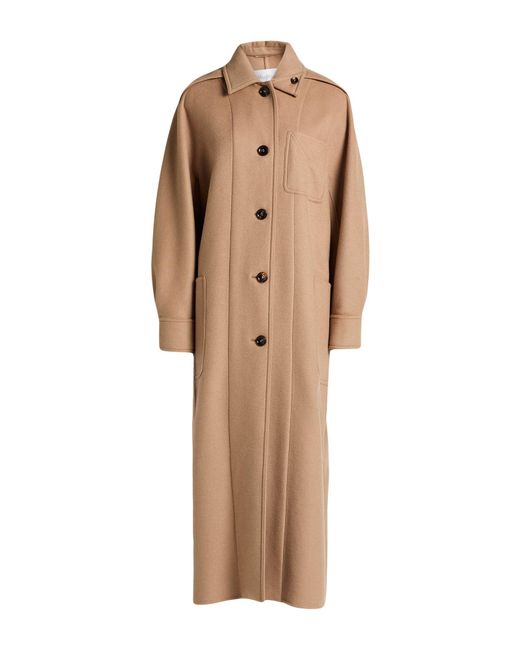 Max Mara Natural Sfilata Camel Coat Virgin Wool, Cashmere