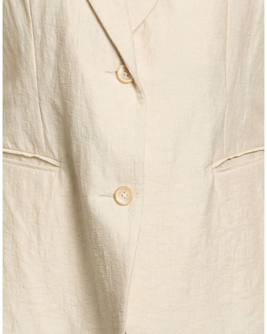 Uma Wang Natural Blazers