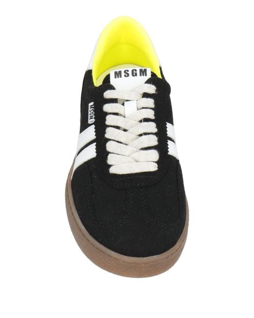 MSGM Black Trainers for men
