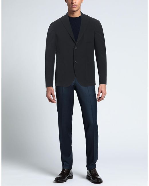 Montedoro Black Blazer for men