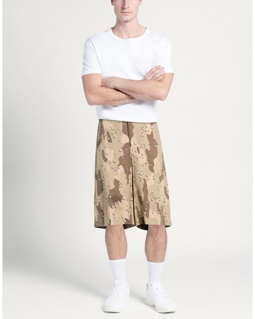 MAISON CRAZY WORKER 3.2 Natural Shorts & Bermuda Shorts Cotton for men