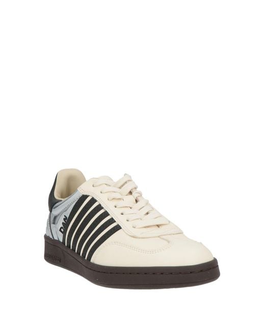 DSquared² White Sneakers Calfskin