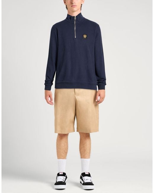 Belstaff Blue Midnight Sweatshirt Cotton for men