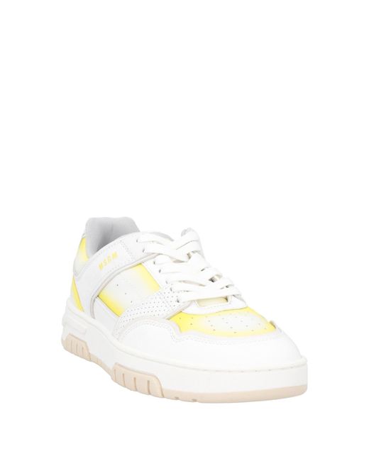 Sneakers di MSGM in White da Uomo