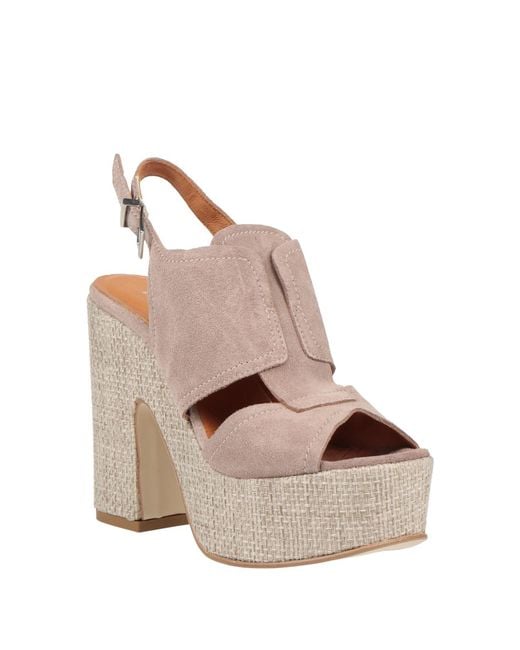 Keys Brown Sandals Leather