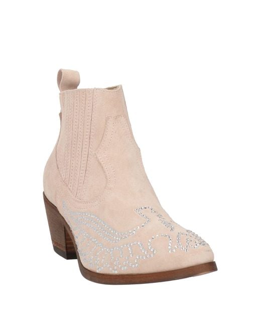 JE T'AIME Natural Ankle Boots