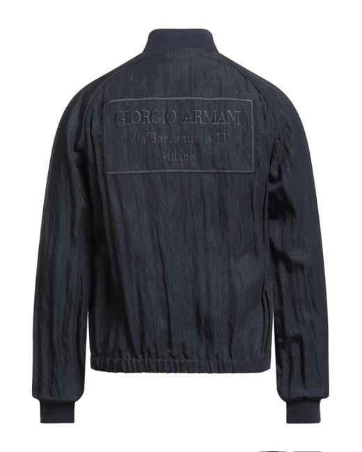 Giorgio Armani Blue Jackets for men