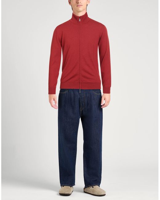 Cruciani Strickjacke in Red für Herren