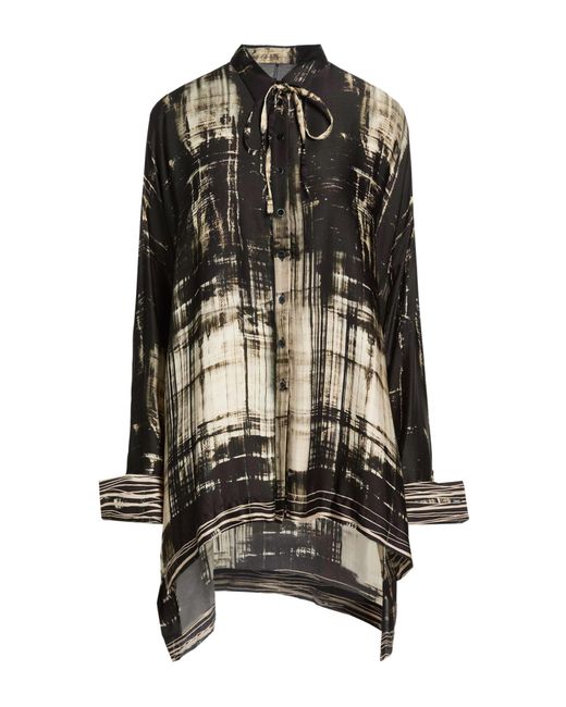 Masnada Black Shirt Viscose
