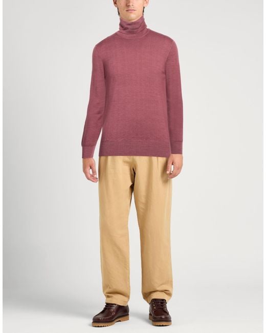 Altea Red Turtleneck for men