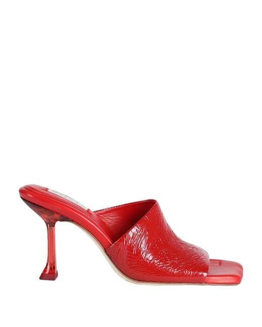 Miista Red Sandals