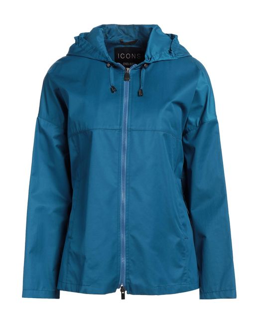 Cinzia Rocca Blue Azure Jacket Polyester, Cotton