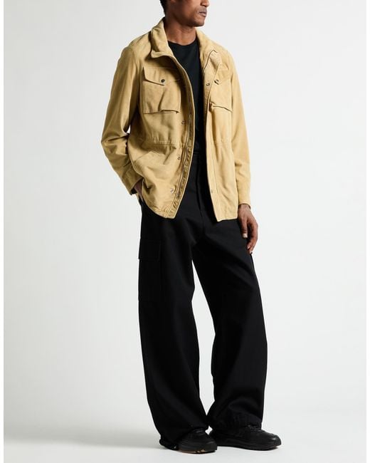 Dondup Natural Sand Jacket Lambskin for men