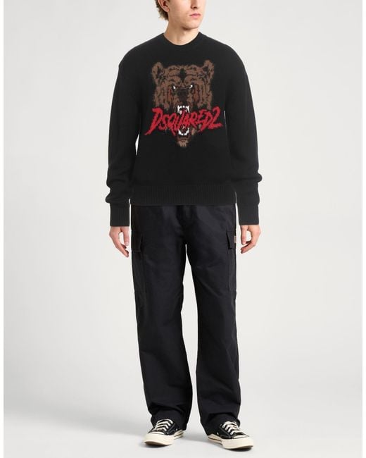 Pullover DSquared² de hombre de color Black