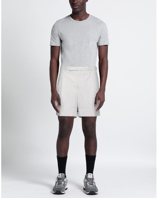 Thom Browne White Shorts & Bermuda Shorts for men