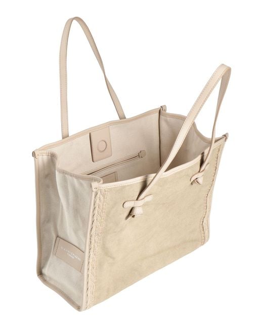 Gianni Chiarini Natural Marcella Club -- Handbag Textile Fibers, Leather