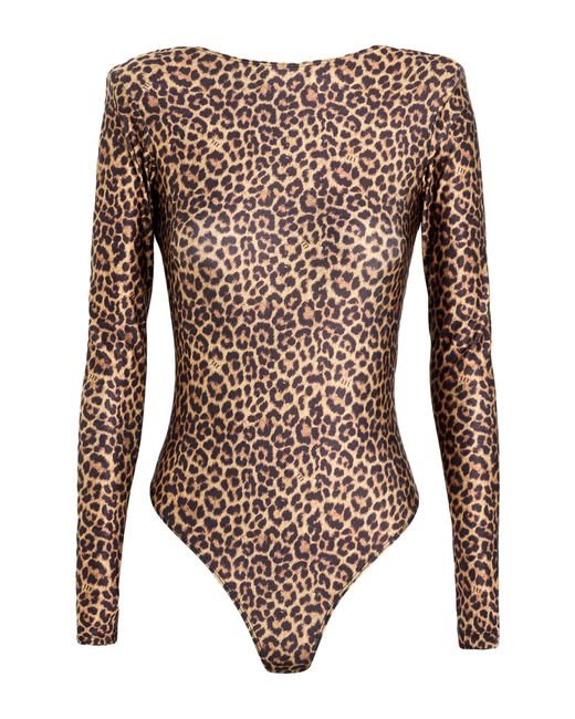 MATINEÉ Brown Bodysuit Polyester, Elastane