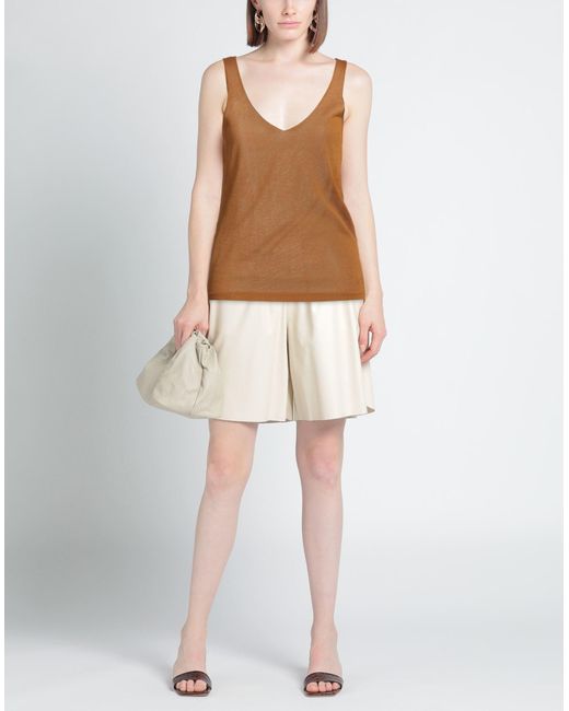 Nenette Brown Top Viscose, Polyester