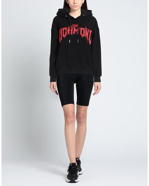 John Richmond Black Sweatshirt Cotton