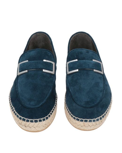 Sergio Rossi Blue Espadrilles for men