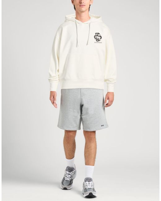 John Richmond White Sweatshirt Cotton, Polyester for men