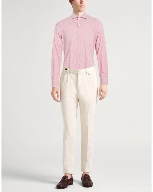Barba Napoli Pink Shirt for men