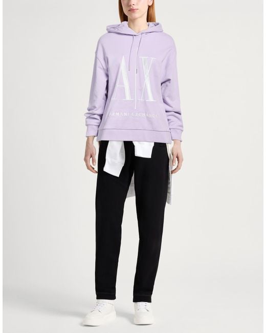 ARMANI EXCHANGE Purple Sweatshirts