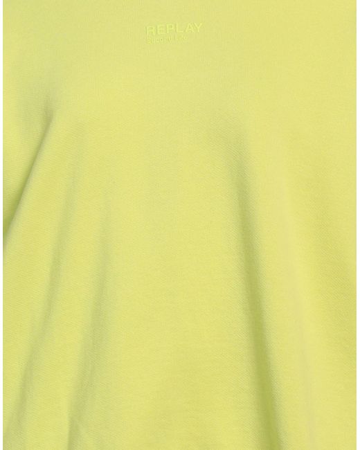 Sudadera Replay de color Yellow